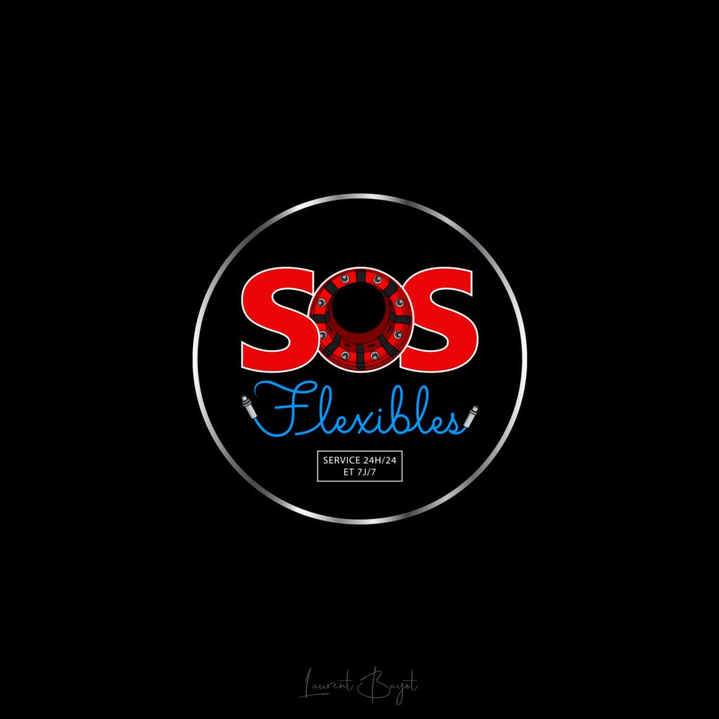 logo Guyane rouge bleu