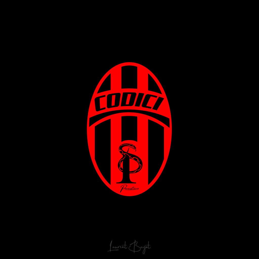 logo blason rouge noir