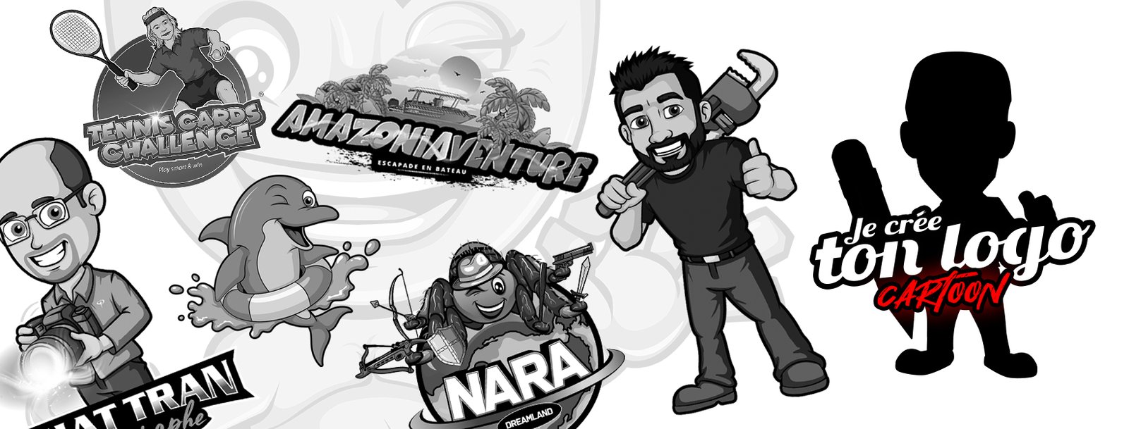 création logo cartoon