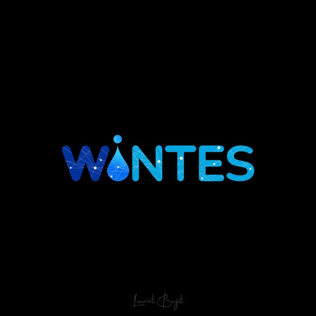 logo bleu noir Lunel