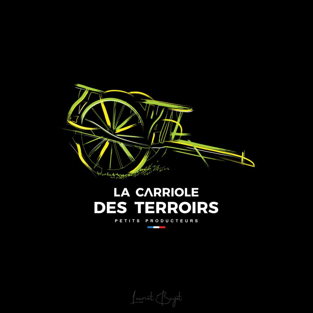 logo pinceau vert graphiste