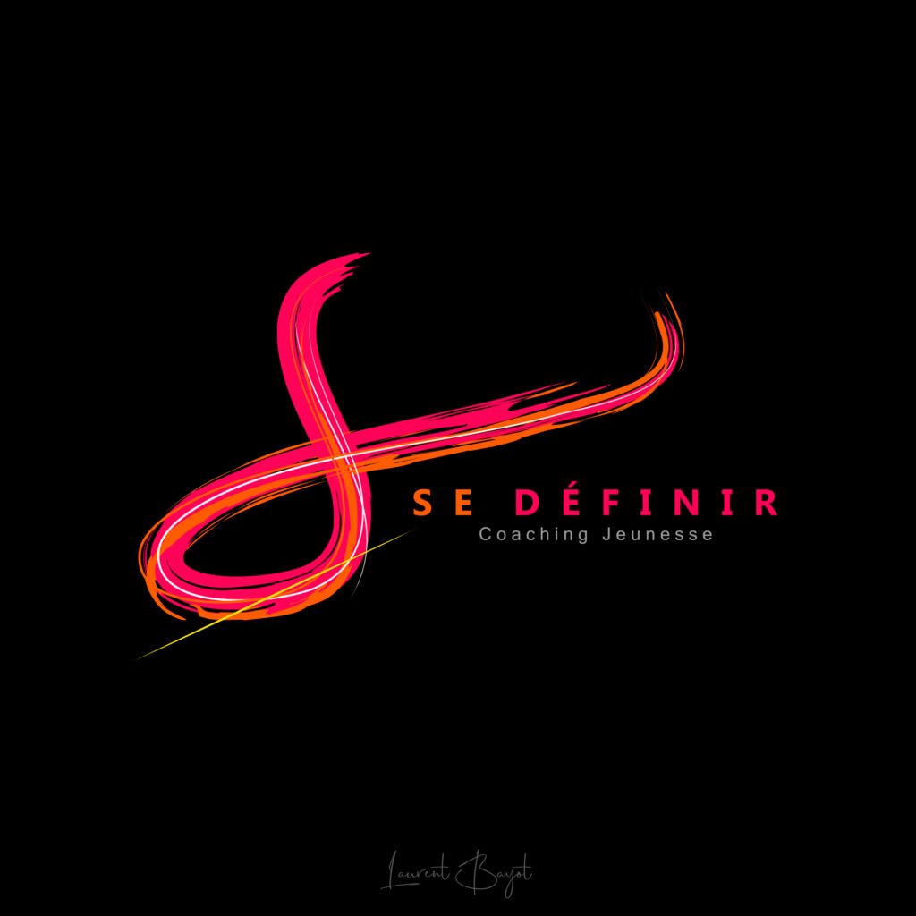 logo rose fluo pinceau