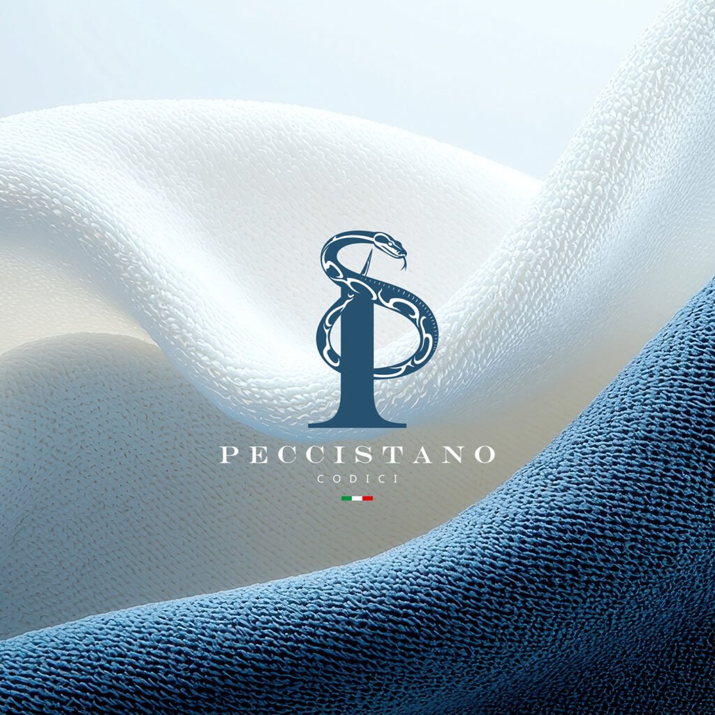 logo marque luxe bleu